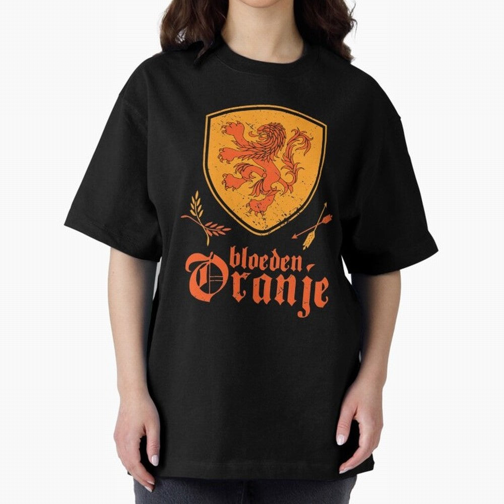 Netherlands Bleed Oranje Classic T-Shirt Create Global Football Passion for FIFA World Cup 2026 USA Canada Mexico, Highlighting Cristiano Ronaldo, France and Portugal, Retro Football Energy, Iconic Rivalries, Trophy Chase Drama and Stadium