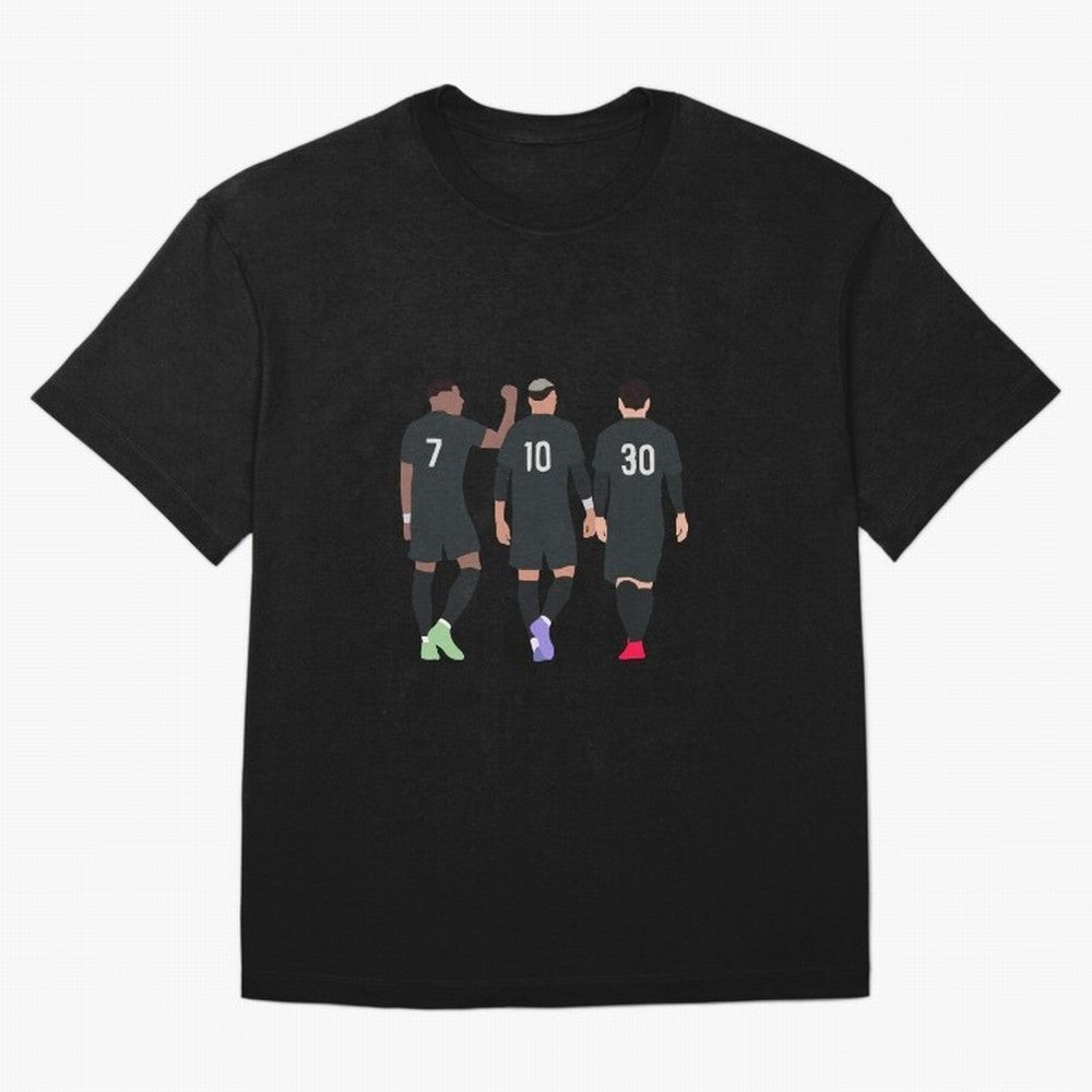 Messi Neymar France Football Players Trio MMN Classic T-Shirt Celebrate the Magic of FIFA World Cup 2026 Group Stage Centered on Haaland and Mbappe, Argentina and Brazil Energy, Global Supporter Spirit, Legendary Goals, National Colors and