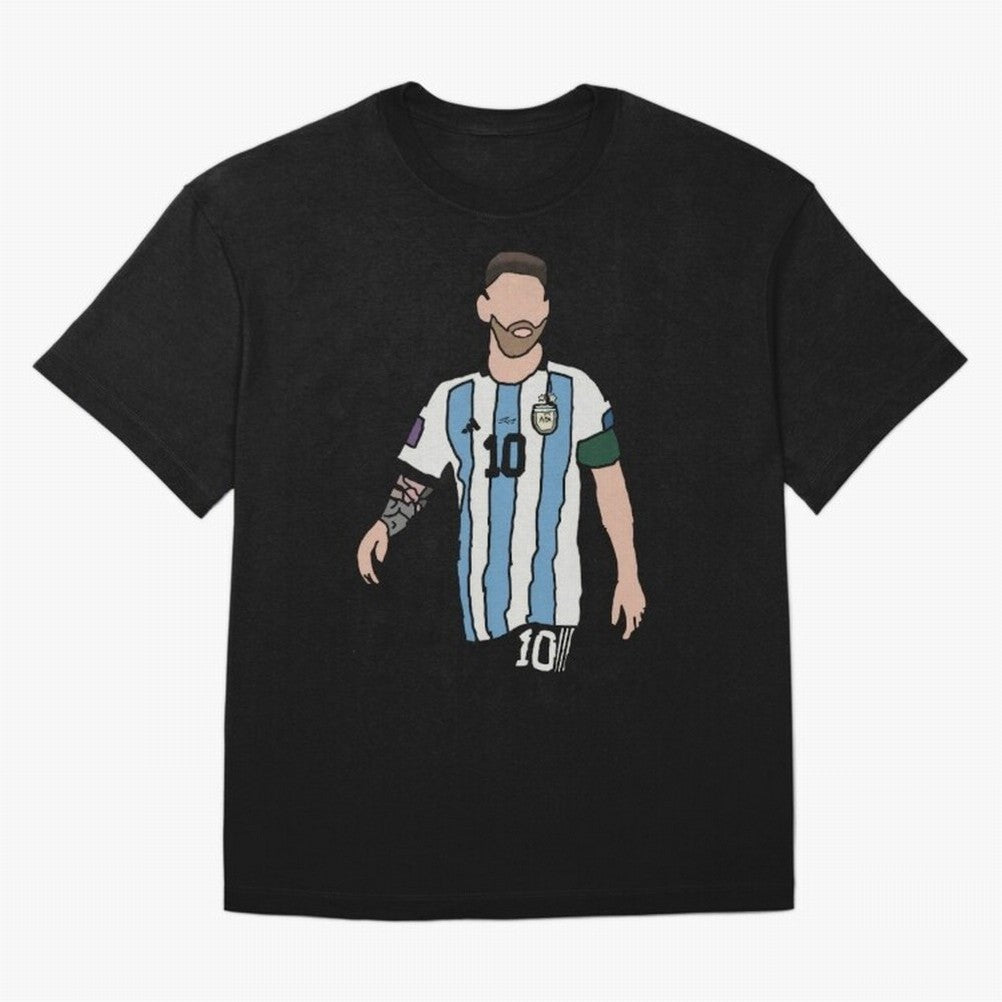 Lionel Messi Number 10 Campeones Del Mundo Essential T-Shirt Celebrate Football Dreams Across FIFA World Cup 2026 Group Stage Connected to CR7, Portugal, Spain and Germany Energy, Global Supporter Spirit, Legendary Goals, National Colors and