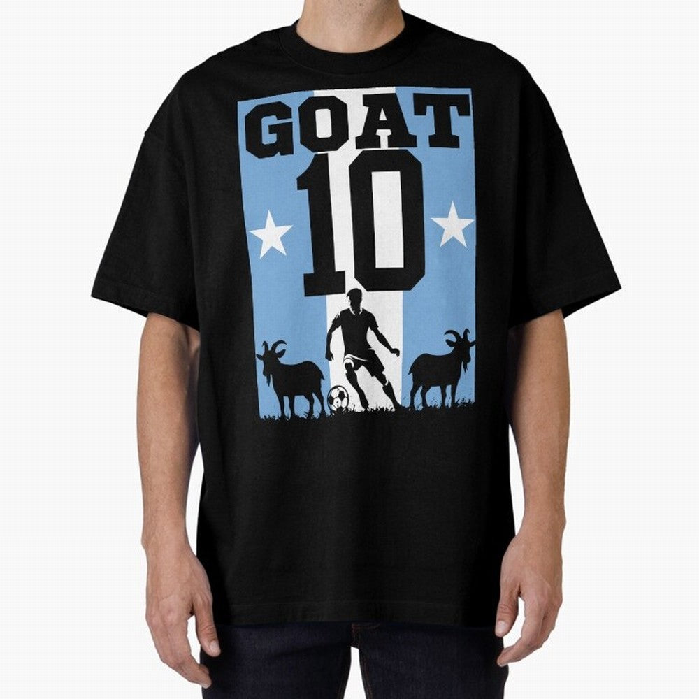 The Goat 10 Argentina World Cup 2026 Classic T-Shirt Celebrate Global Passion for FIFA World Cup 2026 USA Canada Mexico for Fans of Neymar, Haaland and Cristiano Ronaldo and England, Bringing Retro Football Energy, Iconic Rivalries, Trophy Chase