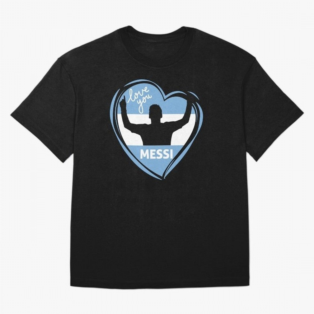 Love Lionel Messi Classic T-Shirt Celebrate Fan Culture around Global Football Passion for FIFA World Cup 2026 Group Stage, Capturing Messi and Cristiano Ronaldo, Argentina, France and Brazil, Game Day Rituals, Football Legends, Country Pride and