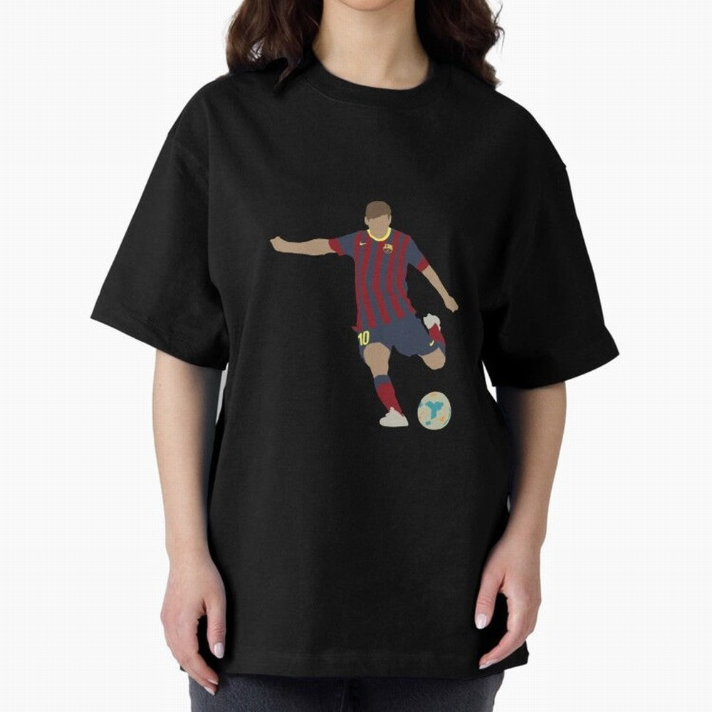 Barcelona Messi Classic T-Shirt Celebrate Match Day Hype around FIFA World Cup 2026, Haaland, France and Portugal, Stadium Memories, Football Loyalty, International Chants and Championship Tradition; Ideal for Football Dads, Football Moms, Friends,