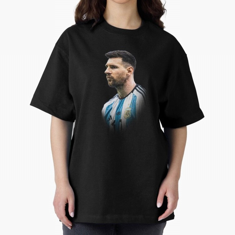 Lionel Messi Oversized T-Shirt Turn Football Passion into Match Day Hype around FIFA World Cup 2026 Group Stage, Haaland, Spain and Netherlands, Stadium Chants, National Pride, Trophy Dreams and Unforgettable Football Memories; Great for Supporters