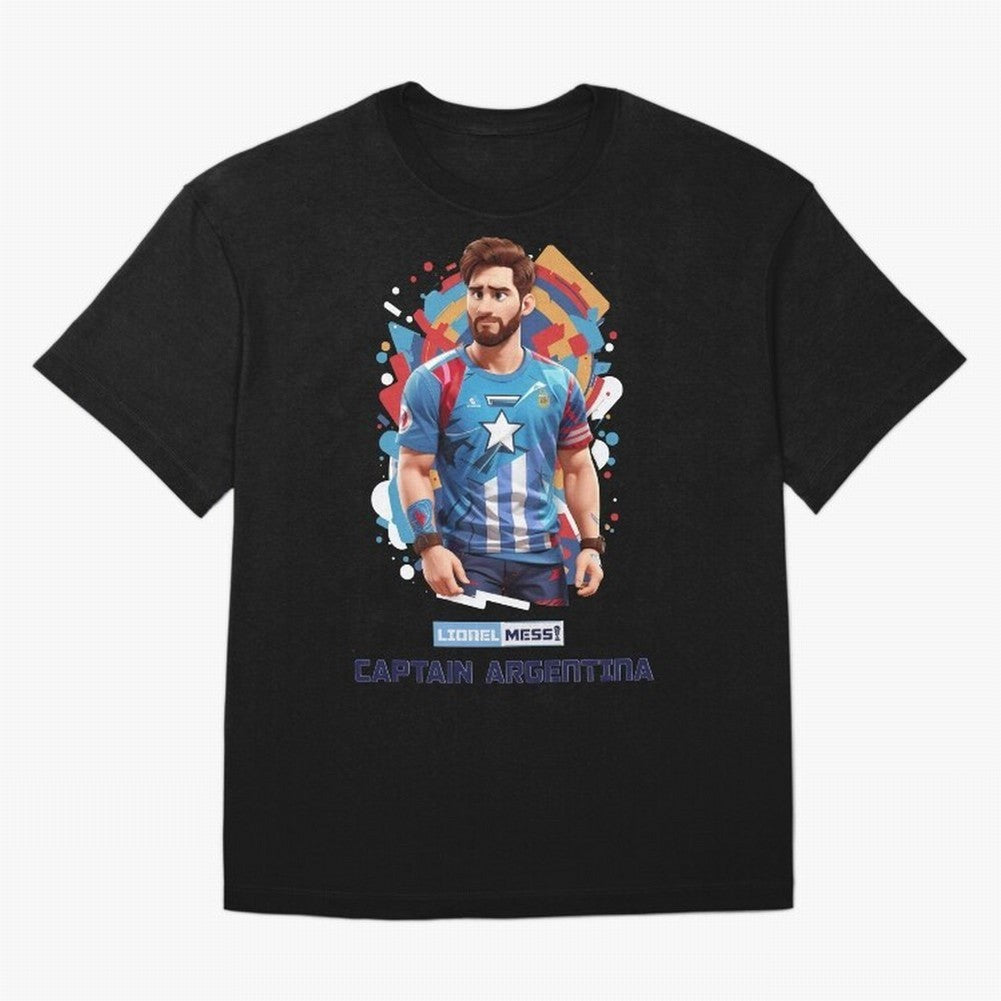Lionel Messi Captain Argentina Oversized T-Shirt Celebrate the Stars of the FIFA World Cup 2026 Journey through Neymar, Haaland and Cristiano Ronaldo Highlights, Netherlands Pride, Game Day Rituals, Football Legends, Country Pride and the Road to
