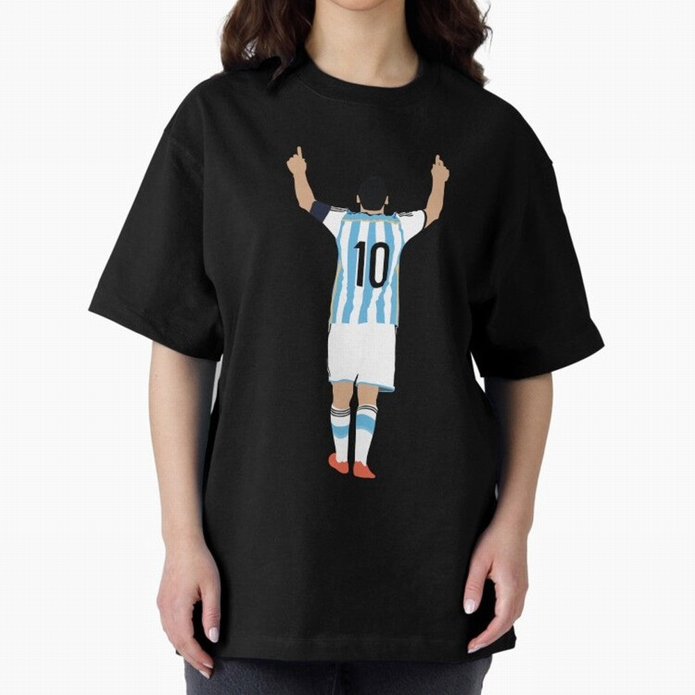 Lionel Messi Essential T-Shirt Feel the Trophy Chase of Global Football Passion for FIFA World Cup 2026 USA Canada Mexico, Filled with Cristiano Ronaldo, Spain and Netherlands, Sports Nostalgia, International Competition, Famous Players and