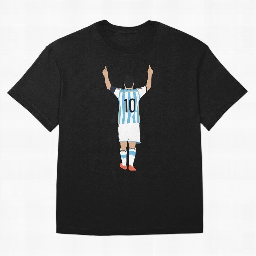 Lionel Messi Essential T-Shirt Feel the Trophy Chase of Global Football Passion for FIFA World Cup 2026 USA Canada Mexico, Filled with Cristiano Ronaldo, Spain and Netherlands, Sports Nostalgia, International Competition, Famous Players and