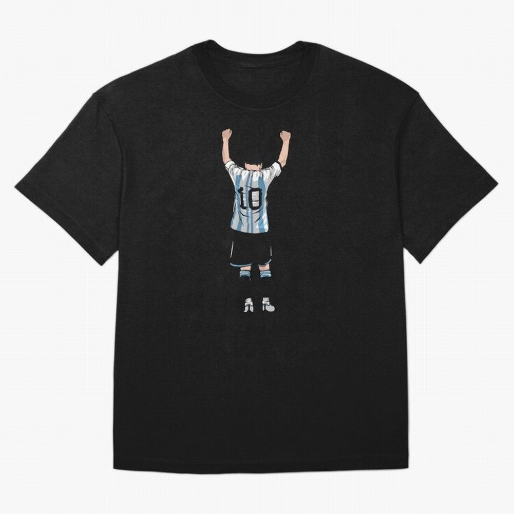 Messi Celebration World Cup Qatar 2022 Classic T-Shirt Show Championship Spirit for FIFA World Cup 2026 Highlighting Messi, Brazil, Portugal and Argentina Energy, Stadium Chants, National Pride, Trophy Dreams and Unforgettable Football Memories;