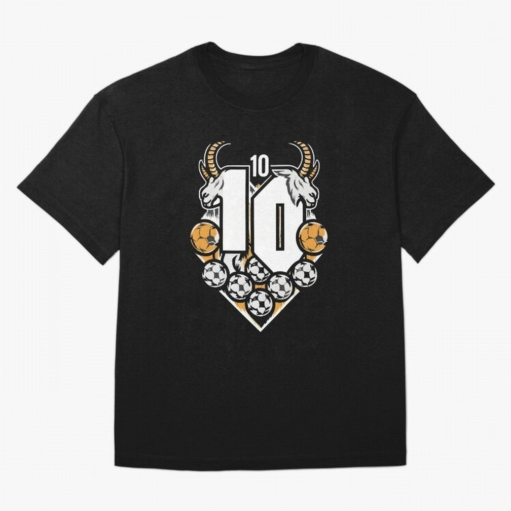 GOAT (Lionel Messi) design Boxy T-Shirt Treasure Match Day Hype around FIFA World Cup 2026, Haaland, England, France and Netherlands, Match Day Excitement, Supporter Culture, Golden Goals and Global Football Passion; Ideal for Passionate Fans Who