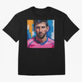 Vibrant Artistic Portrait of Lionel Messi (GOAT) - Digital painting (Version 3) Classic T-Shirt Capture FIFA World Cup 2026 Group Stage Filled with CR7, France and Portugal Energy, Goal Celebration Energy, Supporter Heritage, Football Icons and