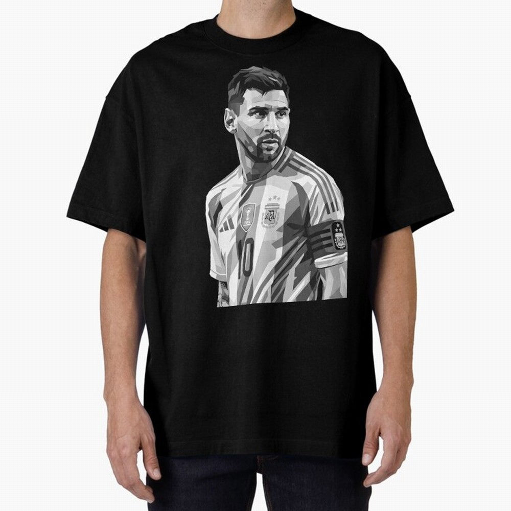 Messi grayscale Classic T-Shirt Celebrate Every Goal in Match Day Hype around FIFA World Cup 2026, Haaland and Mbappe, Argentina and Brazil, Vintage Soccer Flavor, Modern Football Stars, National Flags and Final Night Emotion; Great for Supporters