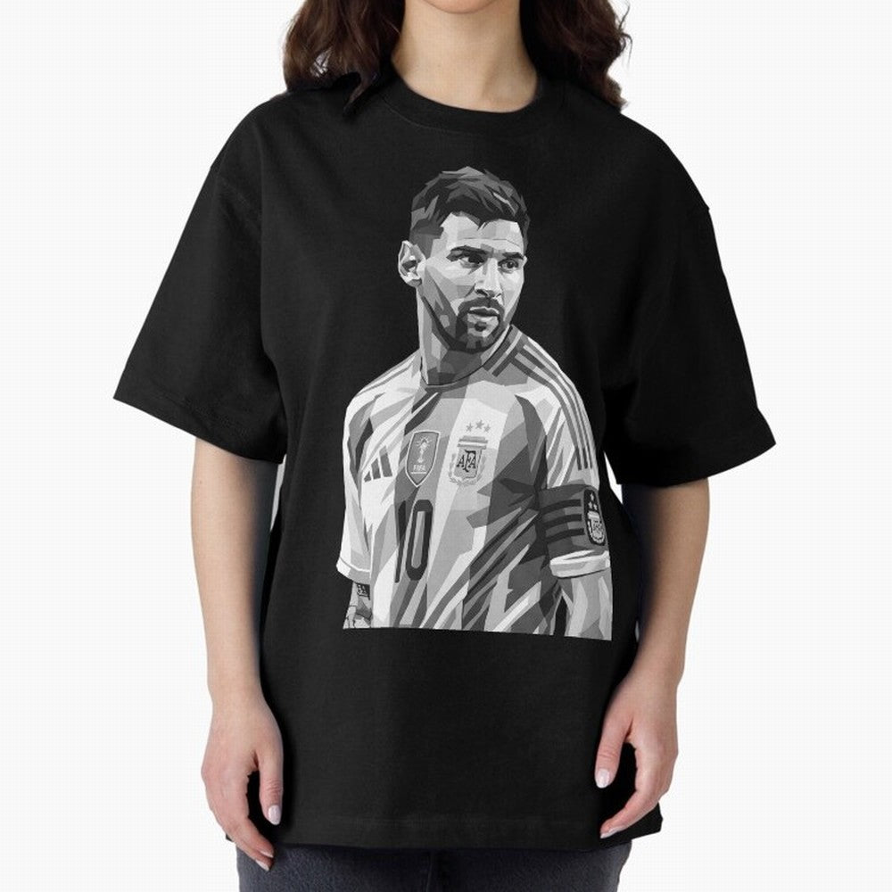 Messi grayscale Classic T-Shirt Celebrate Every Goal in Match Day Hype around FIFA World Cup 2026, Haaland and Mbappe, Argentina and Brazil, Vintage Soccer Flavor, Modern Football Stars, National Flags and Final Night Emotion; Great for Supporters