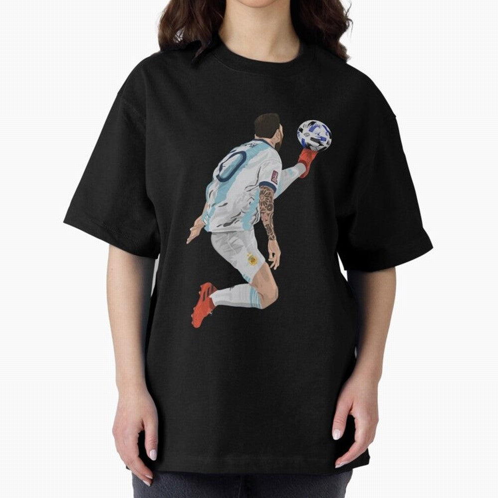 Messi - Lionel Messi Ball Classic T-Shirt Celebrate the Magic of Match Day Hype around FIFA World Cup 2026, Messi, France, Worldwide Fan Energy, Dramatic Goals, Stadium Lights and Championship Celebrations; Great for Supporters Who Love Legendary