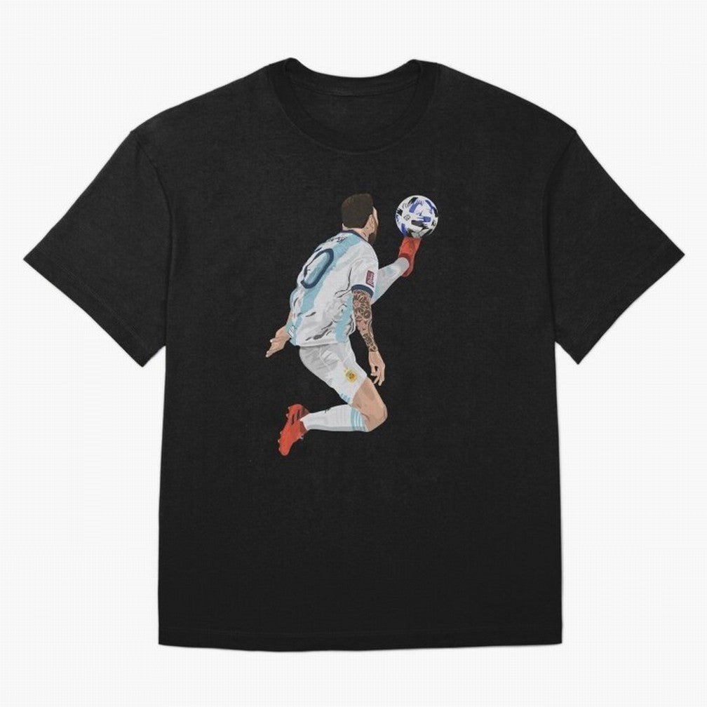 Messi - Lionel Messi Ball Classic T-Shirt Celebrate the Magic of Match Day Hype around FIFA World Cup 2026, Messi, France, Worldwide Fan Energy, Dramatic Goals, Stadium Lights and Championship Celebrations; Great for Supporters Who Love Legendary