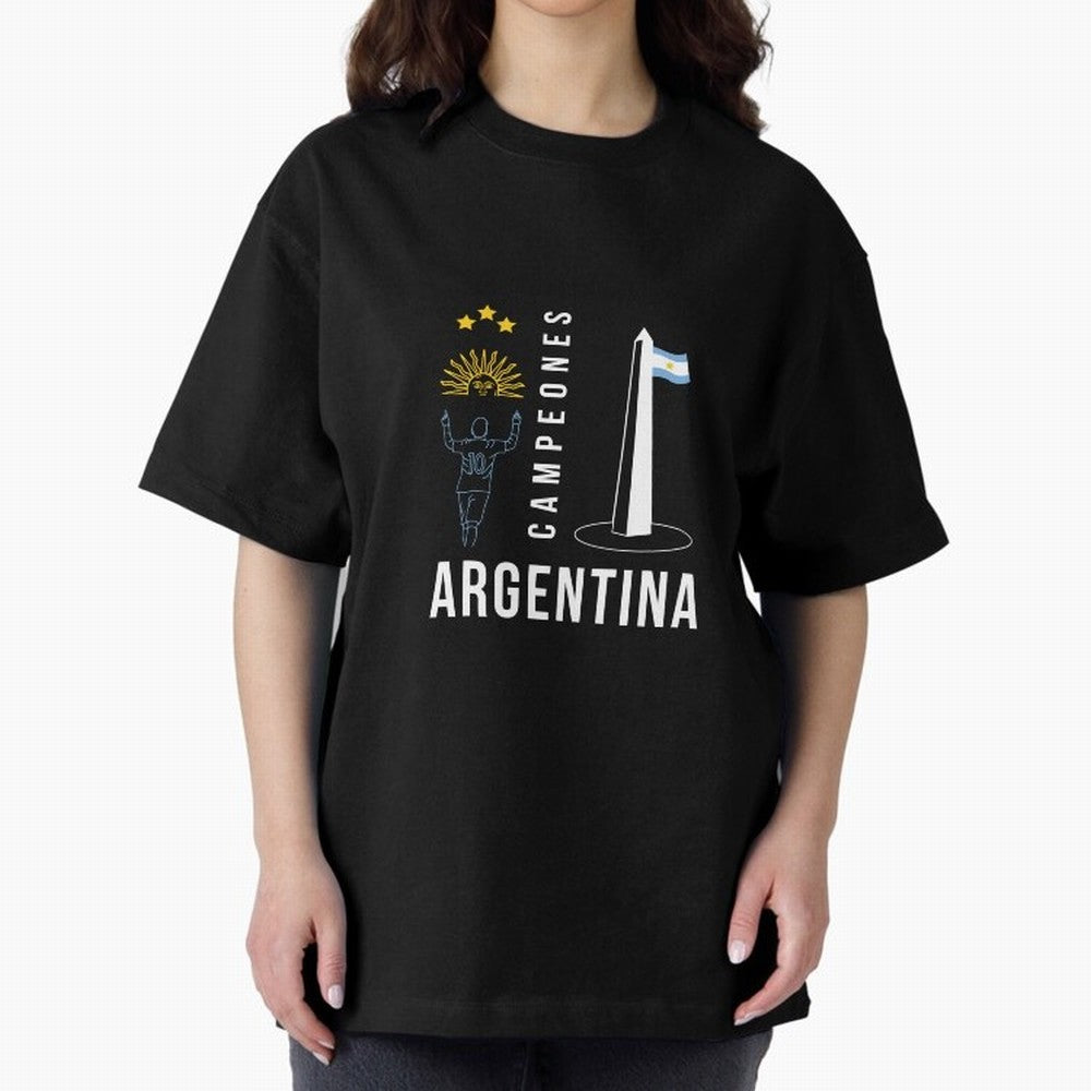 Argentina Campeon Essential T-Shirt Celebrate the Magic of FIFA World Cup 2026 with Mbappe and Neymar, France and Portugal Energy, Stadium Memories, Football Loyalty, International Chants and Championship Tradition; Perfect for People Who Love