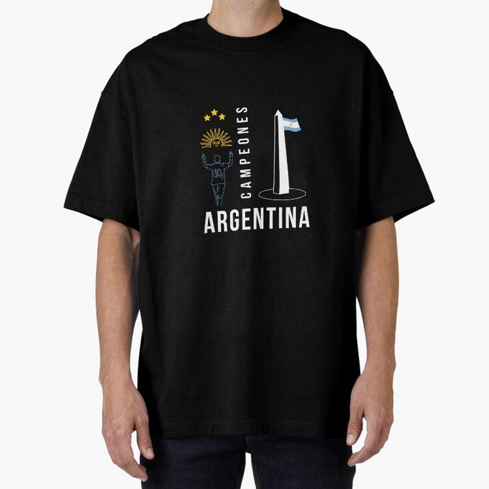 Argentina Campeon Essential T-Shirt Celebrate the Magic of FIFA World Cup 2026 with Mbappe and Neymar, France and Portugal Energy, Stadium Memories, Football Loyalty, International Chants and Championship Tradition; Perfect for People Who Love