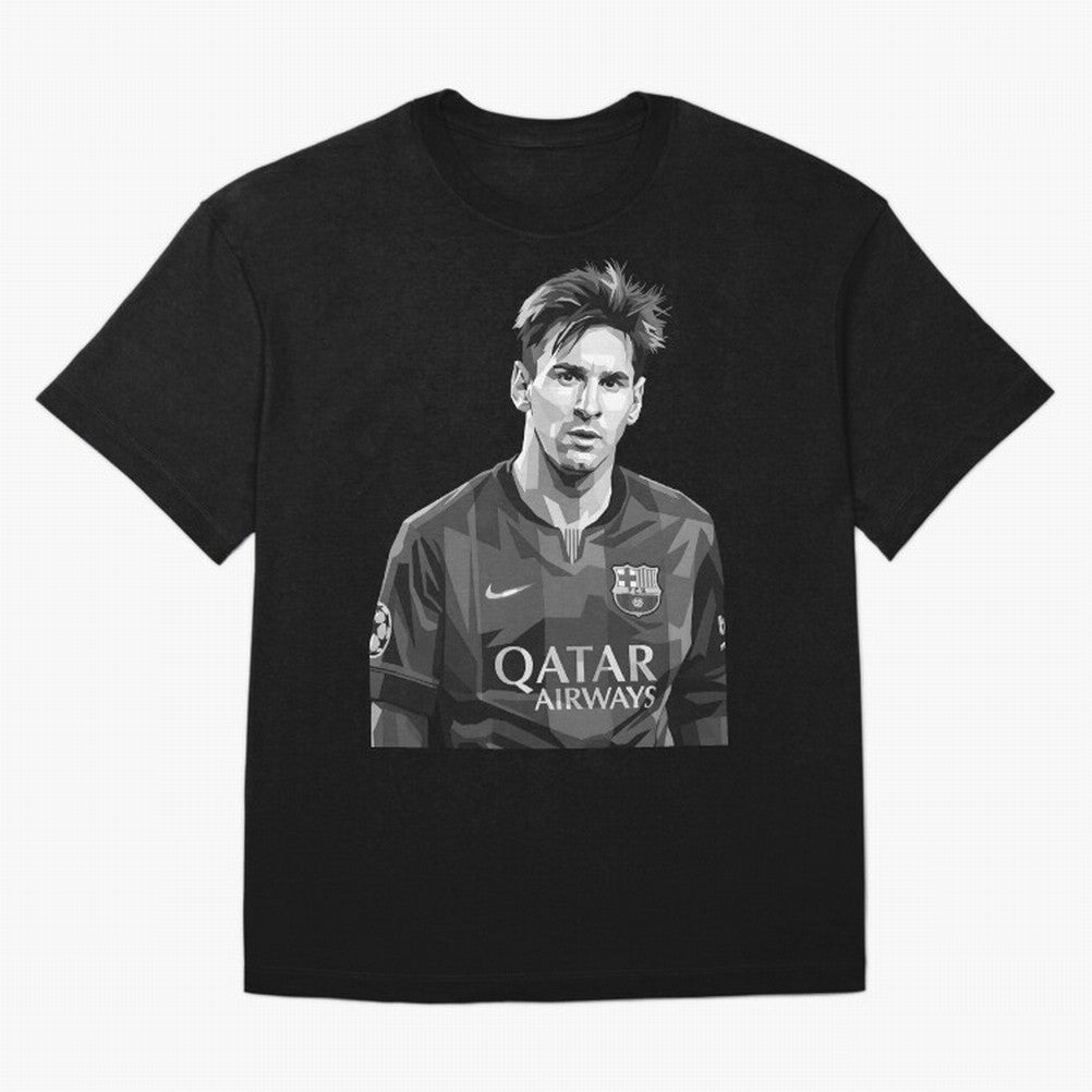 Messi grayscale Classic T-Shirt Feel Global Football Passion for FIFA World Cup 2026, Celebrating Messi, Neymar and Mbappe, Brazil, Match Day Excitement, Supporter Culture, Golden Goals and Global Football Passion; Built for Supporters Chasing
