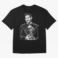 Messi grayscale Oversized T-Shirt Join Supporters Worldwide for Match Day Hype around FIFA World Cup 2026, Neymar, Argentina and Brazil, Football Festival Excitement, Trophy Ambitions, Country Rivalries and Star Player Buzz; Ideal for Football