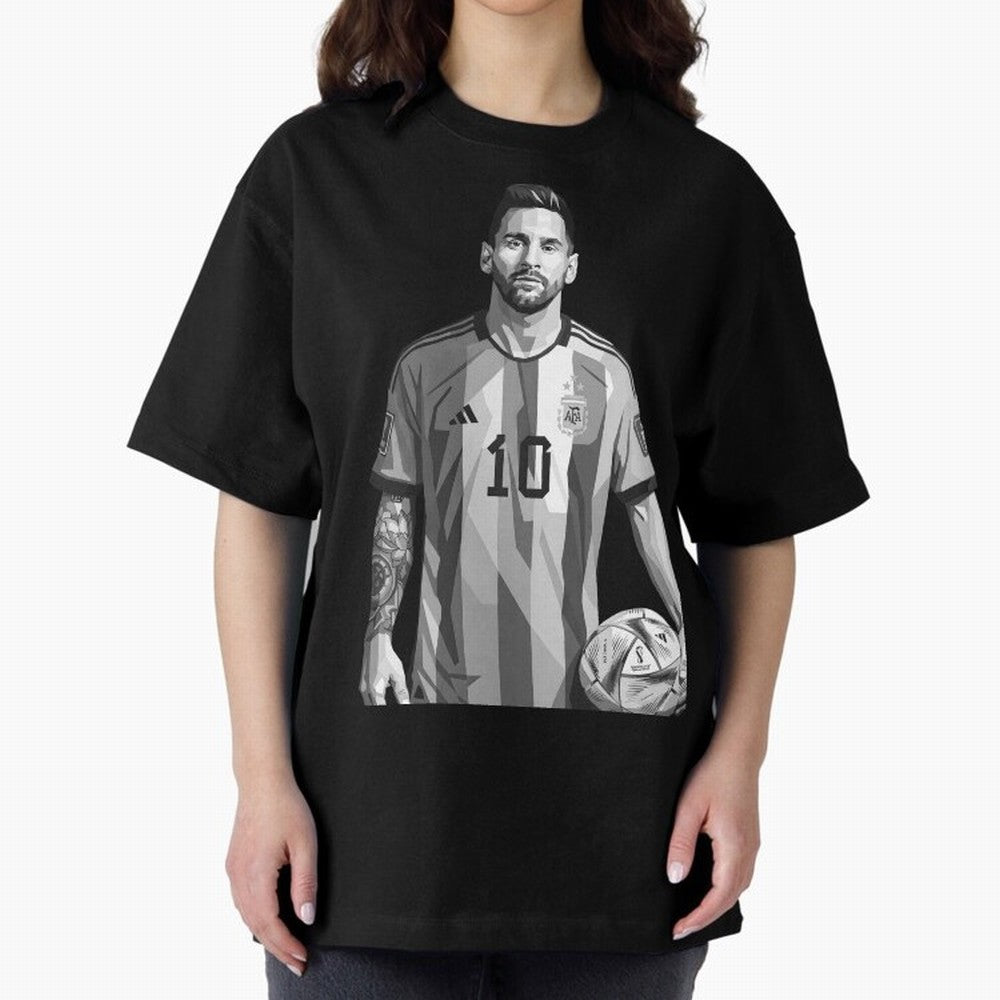 Messi grayscale Classic T-Shirt Celebrate Football Dreams Across FIFA World Cup 2026 Spirit, Featuring England and Germany, Messi, Neymar and Mbappe, Football Festival Excitement, Trophy Ambitions, Country Rivalries and Star Player Buzz; Ideal for