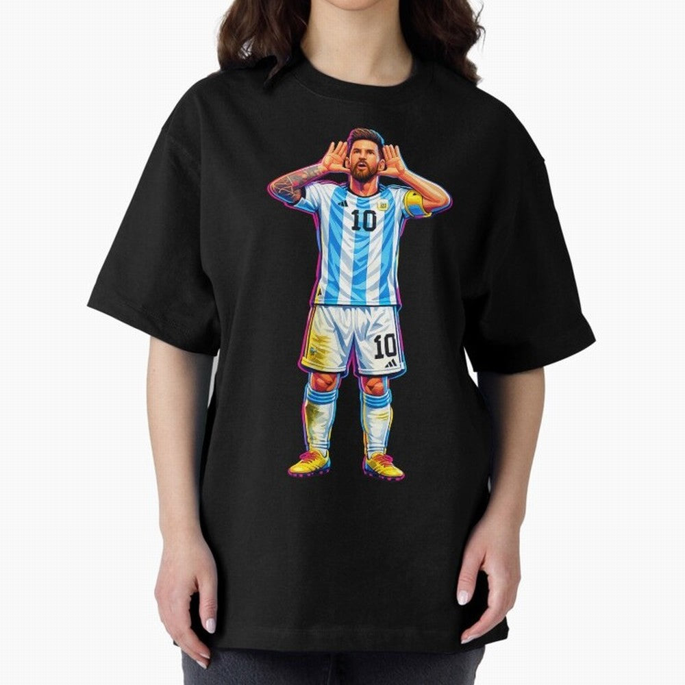 Messi Celebration Classic T-Shirt Bring Trophy Dreams to the FIFA World Cup 2026 Journey through Messi Highlights, England, France and Netherlands Pride, Vintage Soccer Flavor, Modern Football Stars, National Flags and Final Night Emotion; Great