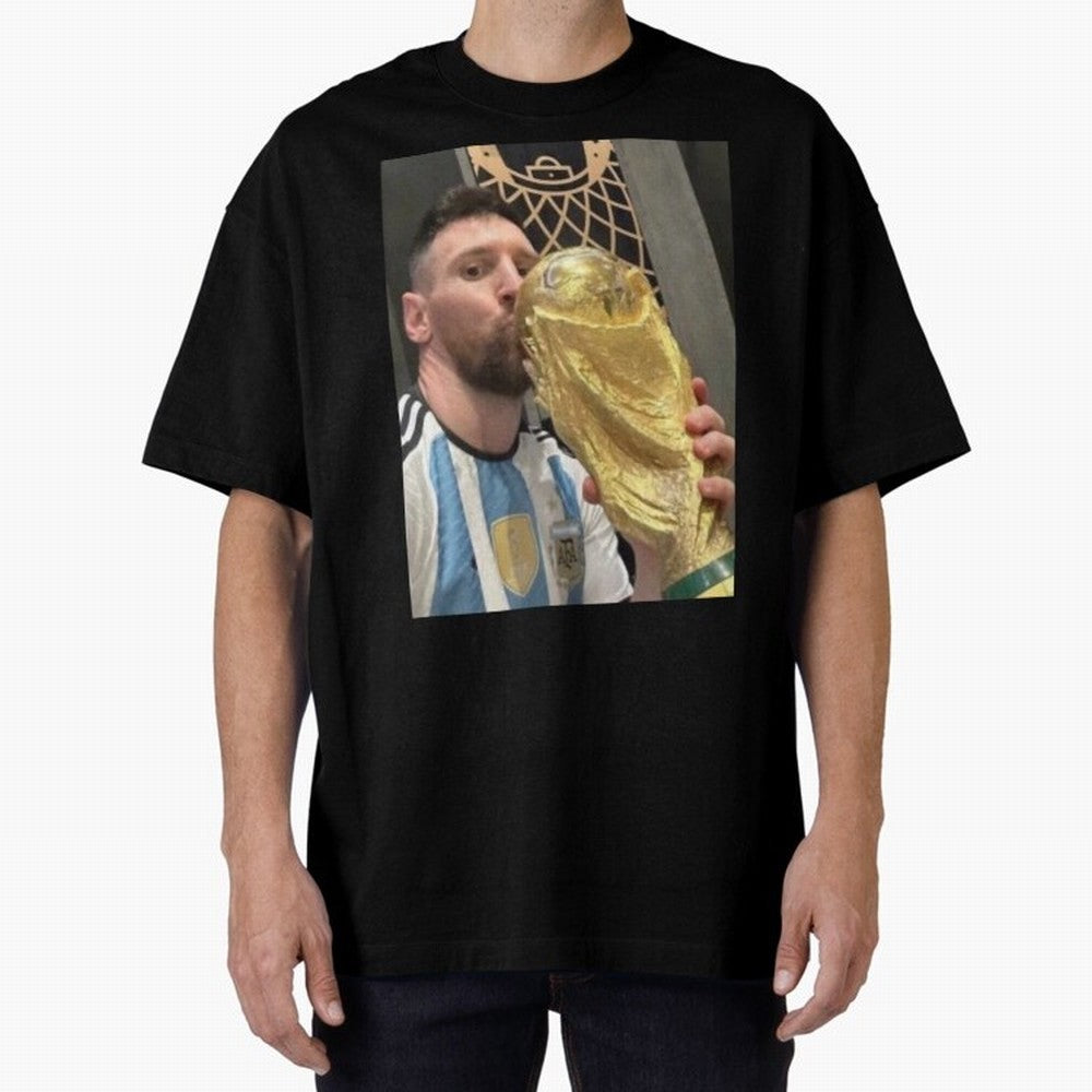 lionel Messi Oversized T-Shirt Celebrate National Team Dreams in FIFA World Cup 2026 USA Canada Mexico Featuring Haaland and Mbappe, Argentina and Brazil Energy, Game Day Rituals, Football Legends, Country Pride and the Road to the Final; Great for