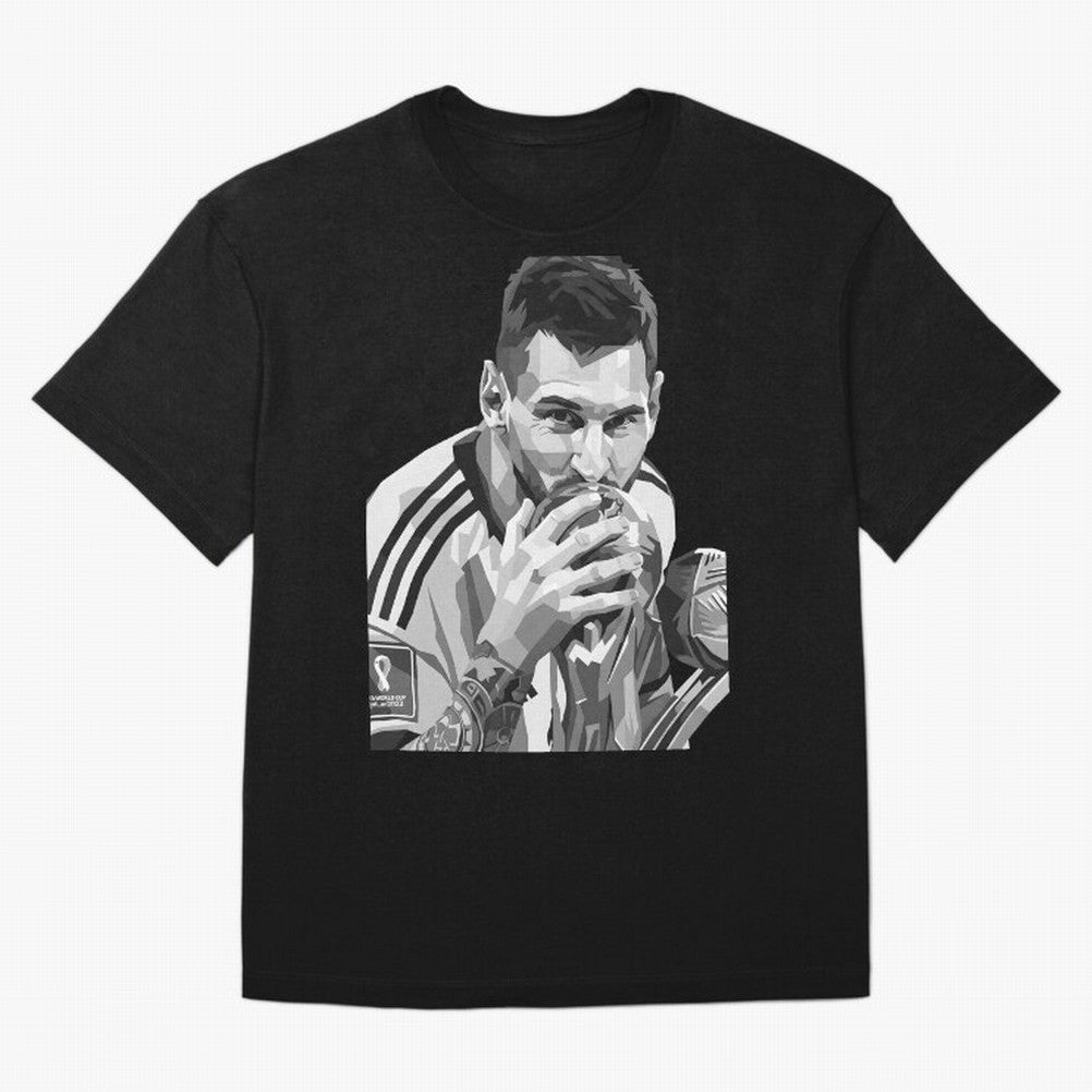 Messi grayscale Oversized T-Shirt Carry National Pride through Match Day Hype around FIFA World Cup 2026, Messi, England, Football History, Final Match Energy, Crowd Noise and Once in a Lifetime Moments; Built for Supporters Chasing Trophy Dreams,