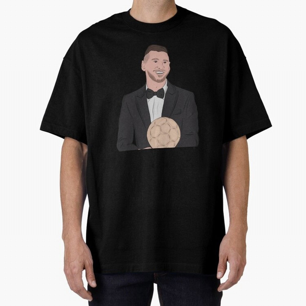 Lionel Messi 2023 Ballon d'Or Classic T-Shirt Celebrate the Stars of the FIFA World Cup 2026 Group Stage Journey through Mbappe and Neymar Highlights, Argentina, France and Brazil Pride, Tournament Hype, Historic Matchups, Family Viewing Parties