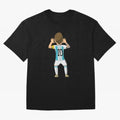 Cartoon Illustration Messi vs Netherlands World Cup Qatar 2022 Classic T-Shirt Bring a Champion Mindset to Global Football Passion for FIFA World Cup 2026 USA Canada Mexico, Highlighting CR7, France and Portugal, Supporter Pride, Iconic