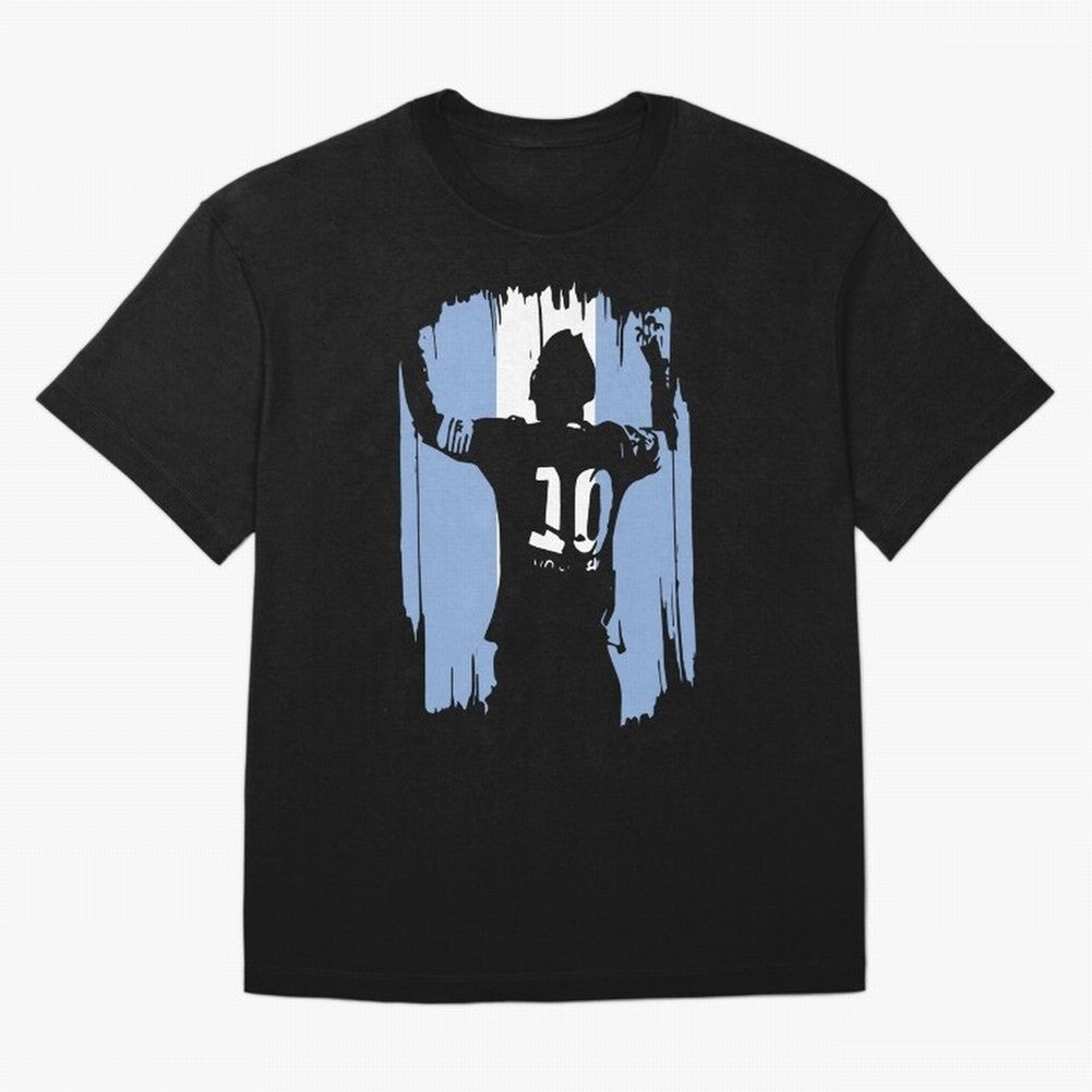 Argentina World Champs Messi Number Essential T-Shirt Show Match Day Excitement for Global Football Passion for FIFA World Cup 2026 USA Canada Mexico, Celebrating Cristiano Ronaldo, Haaland and CR7, England, France and Netherlands, Sports