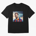 Messi Photo Realistic Paint Art Classic T-Shirt Live the Energy of FIFA World Cup 2026 Group Stage Filled with Cristiano Ronaldo, Haaland and CR7, Argentina Energy, Worldwide Fan Energy, Dramatic Goals, Stadium Lights and Championship Celebrations;