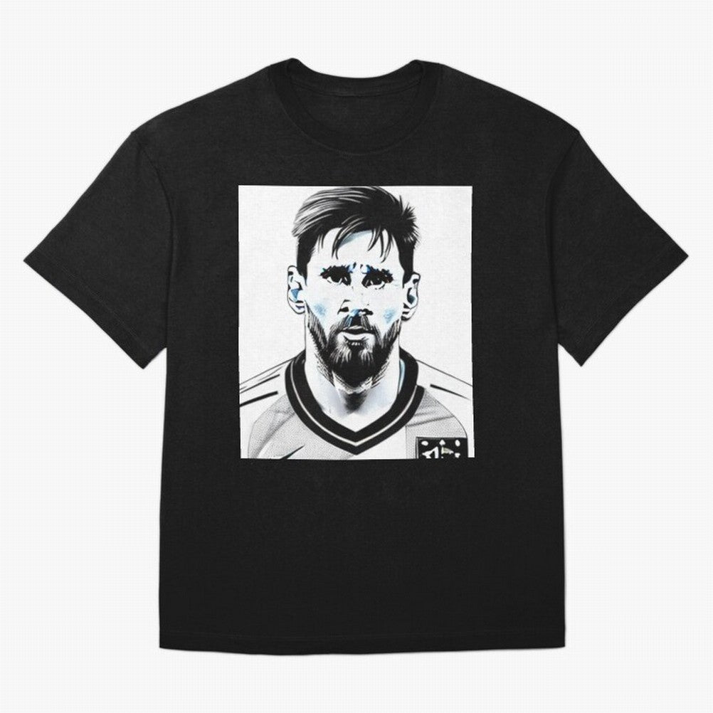 Lionel Messi Oversized T-Shirt Represent Football Lovers during FIFA World Cup 2026 Spirit, Celebrating Argentina, Mbappe and Neymar, Goal Celebration Energy, Supporter Heritage, Football Icons and Worldwide Tournament Joy; Ideal for Passionate