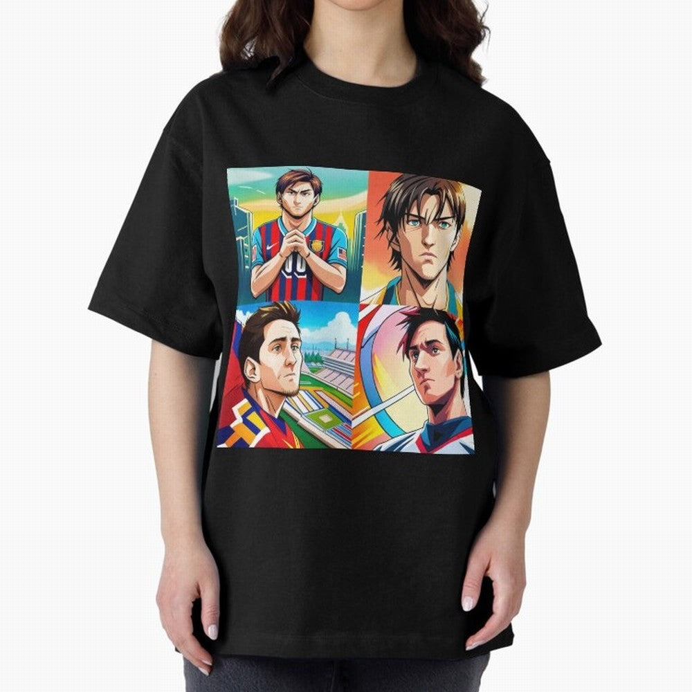 Messi Inspired Anime Art Pack Classic T-Shirt Celebrate Global Passion for FIFA World Cup 2026 USA Canada Mexico Spirit, Capturing Spain and Netherlands, Messi, Champion Mindset, Group Stage Buzz, Knockout Tension and Passionate Fan Culture;