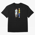 Messi and Neymar Chit Chat Illustration Oversized T-Shirt Join Supporters Worldwide for FIFA World Cup 2026 for Fans of Messi and Argentina, France and Brazil, Bringing Match Day Excitement, Supporter Culture, Golden Goals and Global Football