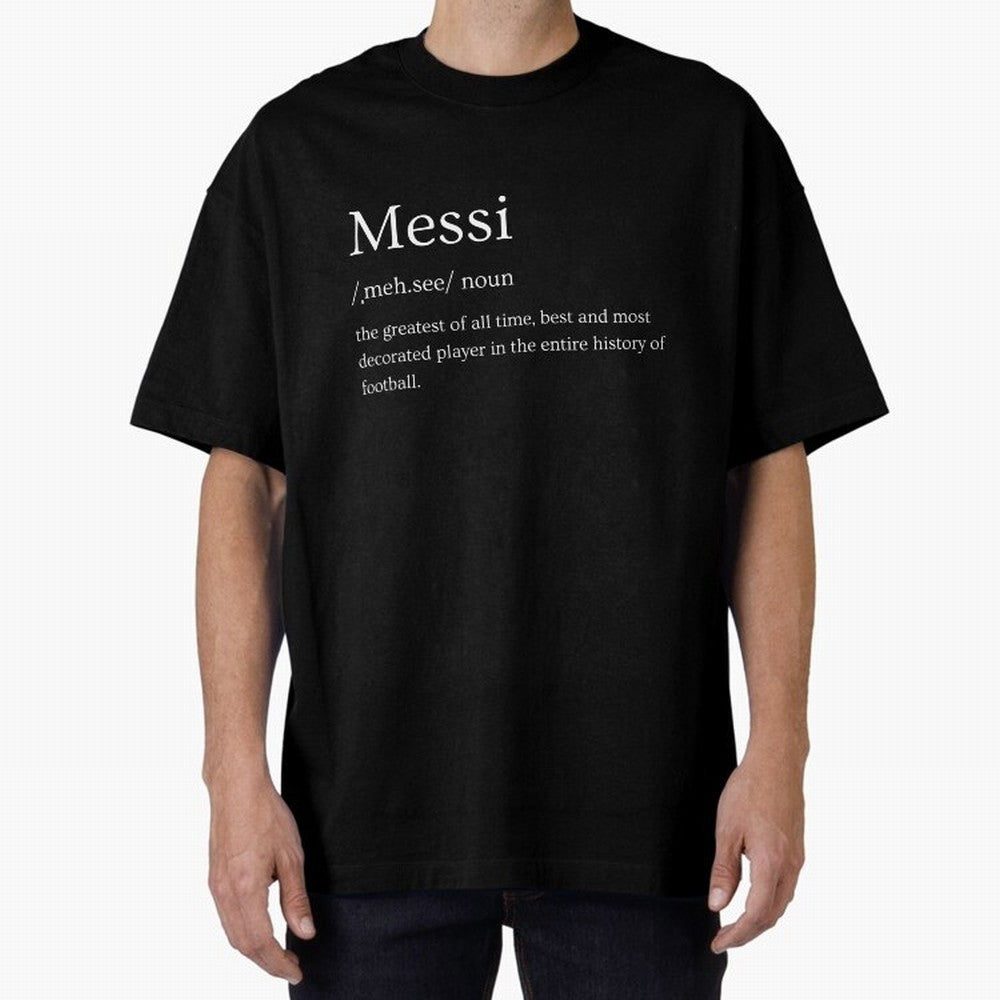 Definition of Messi Classic T-Shirt Feel the Roar of Match Day Hype around FIFA World Cup 2026 Group Stage, CR7, England and Germany, Goal Celebration Energy, Supporter Heritage, Football Icons and Worldwide Tournament Joy; Ideal for Fans Who