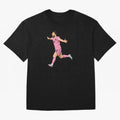 Lionel Messi celebration Oversized T-Shirt Follow Global Football Passion for FIFA World Cup 2026, Celebrating Haaland and Mbappe, Netherlands, Retro Football Energy, Iconic Rivalries, Trophy Chase Drama and Stadium Atmosphere; Great for Watch