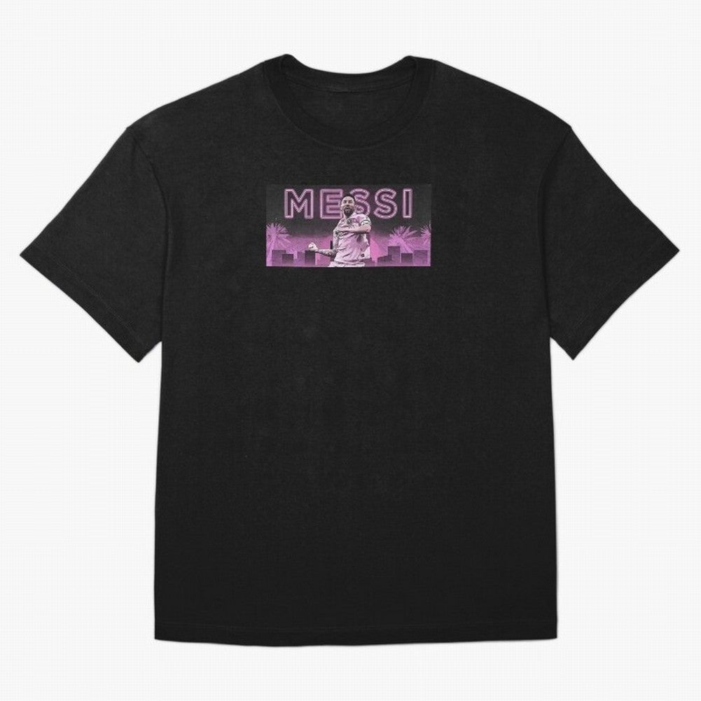 Miami Messi Oversized T-Shirt Bring Champion Energy into FIFA World Cup 2026 USA Canada Mexico for Fans of Messi and Portugal, Spain and Germany, Bringing Sports Nostalgia, International Competition, Famous Players and Unforgettable Victories;