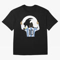 Lionel Messi Goat Oversized T-Shirt Bring Match Day Fire to Global Football Passion for FIFA World Cup 2026 USA Canada Mexico, Connected to Neymar, Haaland and Cristiano Ronaldo, Spain, Football History, Final Match Energy, Crowd Noise and Once in