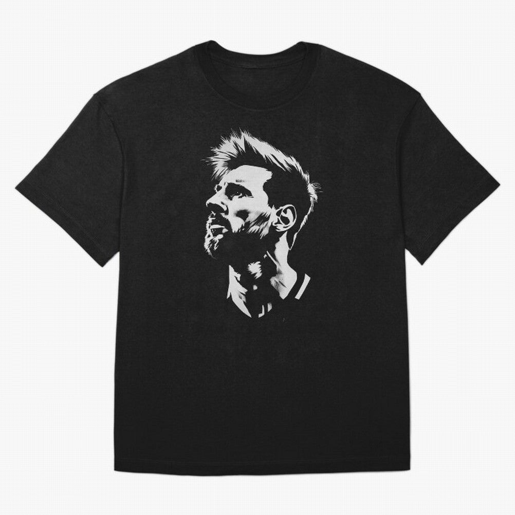 Messi Stencil Graphic poster design Classic T-Shirt Celebrate the Road through FIFA World Cup 2026 USA Canada Mexico Capturing CR7 and Messi, Argentina and Brazil Energy, Football History, Final Match Energy, Crowd Noise and Once in a Lifetime