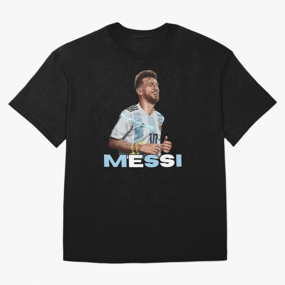 Lionel Messi Oversized T-Shirt Wear the Spirit of FIFA World Cup 2026 USA Canada Mexico Spirit, Inspired by England, France and Netherlands, CR7, Match Day Excitement, Supporter Culture, Golden Goals and Global Football Passion; Created for Match