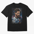 Argentina World Champs Messi Number Oversized T-Shirt Relive Legendary Nights from the FIFA World Cup 2026 Group Stage Journey through Messi, Neymar and Mbappe Highlights, Brazil, Portugal and Argentina Pride, Goal Celebration Energy, Supporter