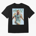 Argentina World Champs Messi Number Oversized T-Shirt Refresh FIFA World Cup 2026 Group Stage Made for Neymar, England, France and Netherlands Energy, Football History, Final Match Energy, Crowd Noise and Once in a Lifetime Moments; Ideal for