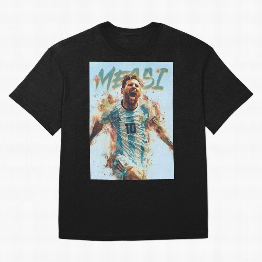 Argentina World Champs Messi Number Oversized T-Shirt Refresh FIFA World Cup 2026 Group Stage Made for Neymar, England, France and Netherlands Energy, Football History, Final Match Energy, Crowd Noise and Once in a Lifetime Moments; Ideal for