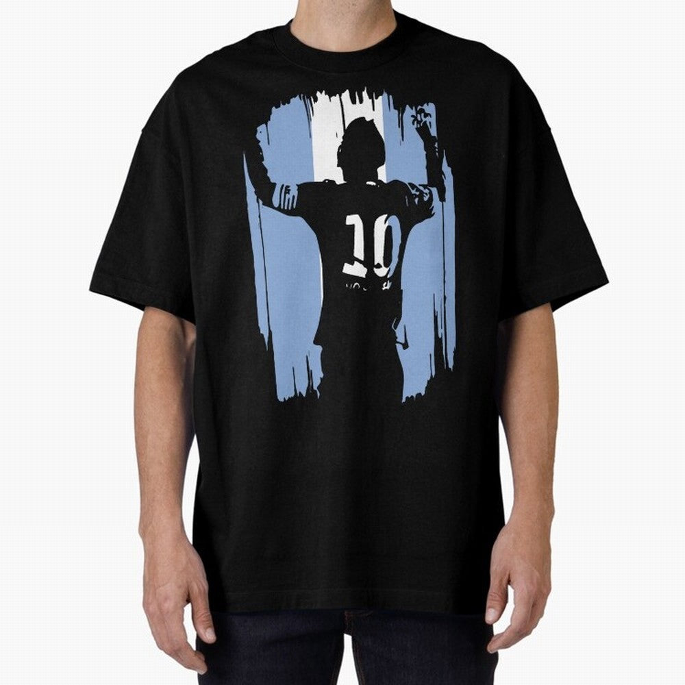 Argentina World Champs Messi Number Classic T-Shirt Stand with Match Day Hype around FIFA World Cup 2026, Messi, CR7 and Mbappe, Brazil, Portugal and Argentina, Match Day Excitement, Supporter Culture, Golden Goals and Global Football Passion;