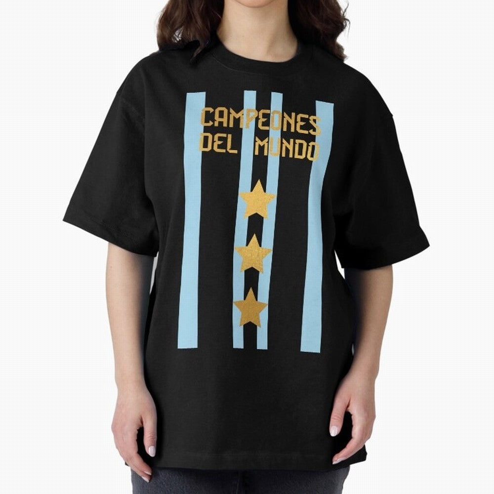 Argentina Jersey 3 Stars World Champions Classic T-Shirt Honor the Beautiful Game during FIFA World Cup 2026 for Fans of Cristiano Ronaldo and France and Portugal, Bringing Match Day Excitement, Supporter Culture, Golden Goals and Global Football