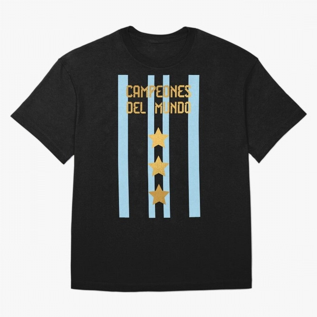 Argentina Jersey 3 Stars World Champions Classic T-Shirt Honor the Beautiful Game during FIFA World Cup 2026 for Fans of Cristiano Ronaldo and France and Portugal, Bringing Match Day Excitement, Supporter Culture, Golden Goals and Global Football