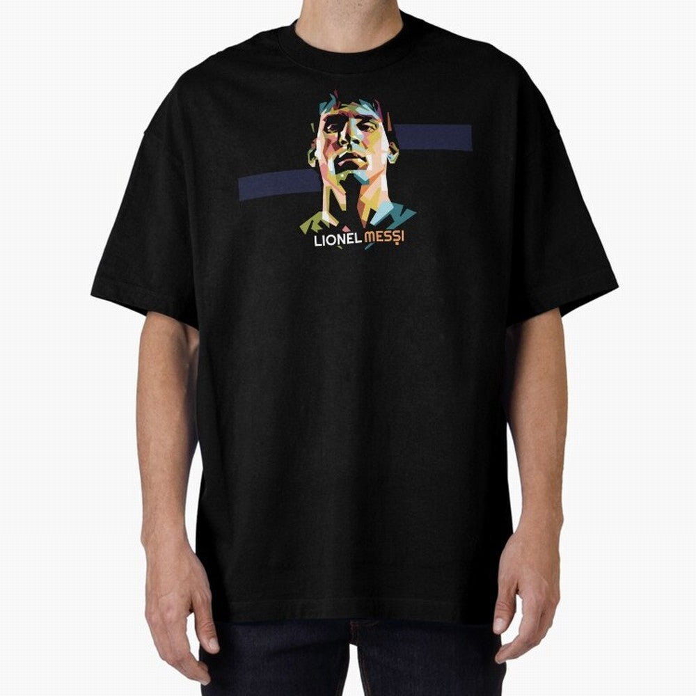 Lionel Messi Magic Oversized T-Shirt Capture FIFA World Cup 2026 Group Stage Spirit, Built around England, Mbappe, Classic Soccer Heritage, Championship Pressure, Fan Loyalty and International Pride; Made for Die Hard Supporters, Soccer Lovers,