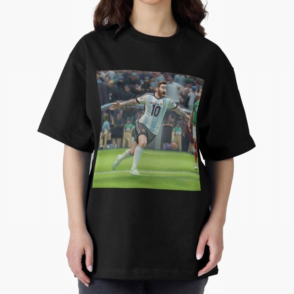 Lionel Messi caricature Classic T-Shirt Keep the Match Day Mood of FIFA World Cup 2026 Group Stage Spirit, Celebrating England and Germany, Messi, Neymar and Mbappe, Supporter Pride, Iconic Celebrations, Legendary Names and Global Match Day Energy;