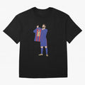 Messi minimalist design Oversized T-Shirt Turn Up for Match Day Hype around FIFA World Cup 2026 USA Canada Mexico, CR7, England, France and Netherlands, Game Day Rituals, Football Legends, Country Pride and the Road to the Final; Made for Die Hard