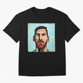 cartoon Messi Classic T-Shirt Celebrate the Next Chapter of FIFA World Cup 2026 for Fans of Haaland and England, France and Netherlands, Bringing Championship Spirit, Famous Goals, Roaring Crowds and International Football Unity; Great for Watch
