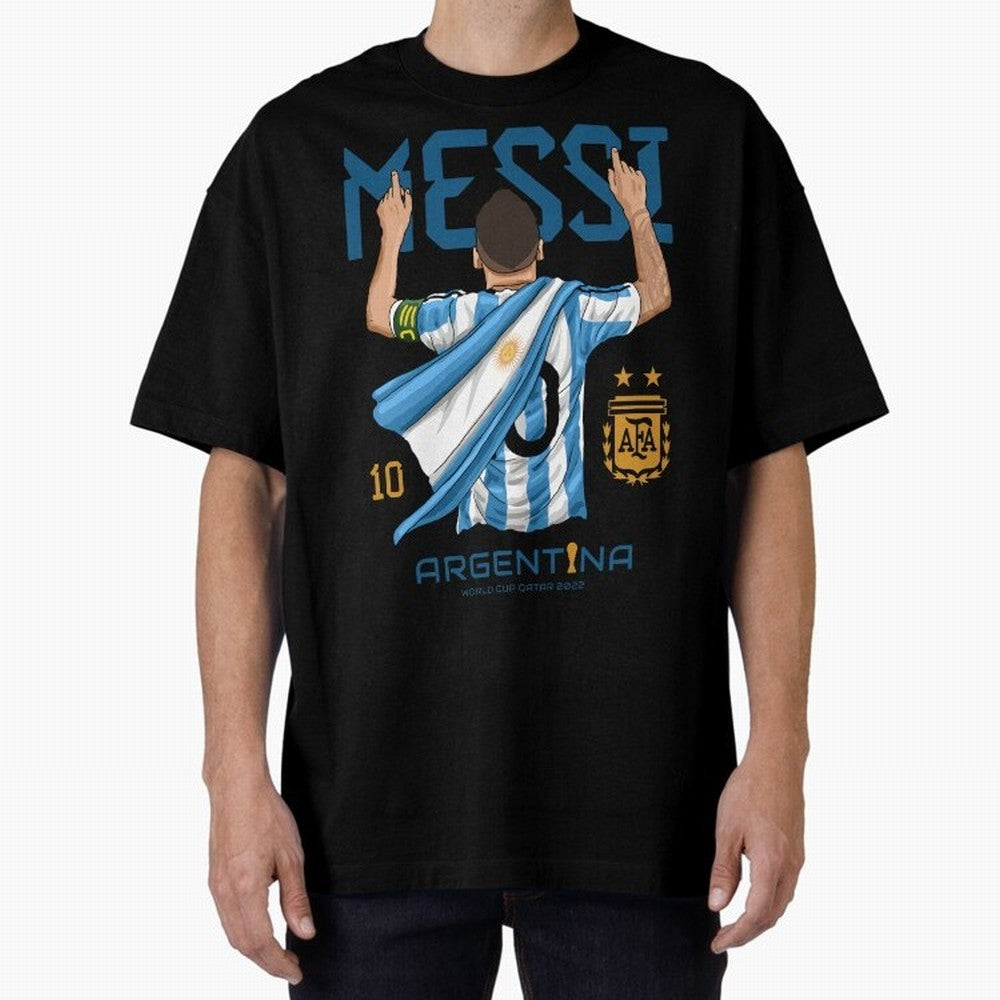 The King Leo Messi Legend Oversized T-Shirt Bring Match Day Fire to FIFA World Cup 2026 for Fans of Haaland and France and Portugal, Bringing Tournament Hype, Historic Matchups, Family Viewing Parties and Global Sports Pride; Made for Die Hard