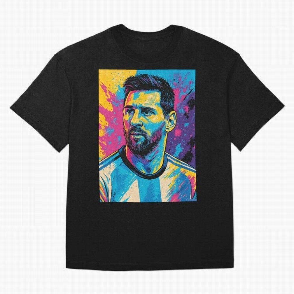 MiaMessi Premium Classic T-Shirt Stand with Global Football Passion for FIFA World Cup 2026 Group Stage, Celebrating Cristiano Ronaldo, Portugal, Championship Spirit, Famous Goals, Roaring Crowds and International Football Unity; Perfect for Fans,